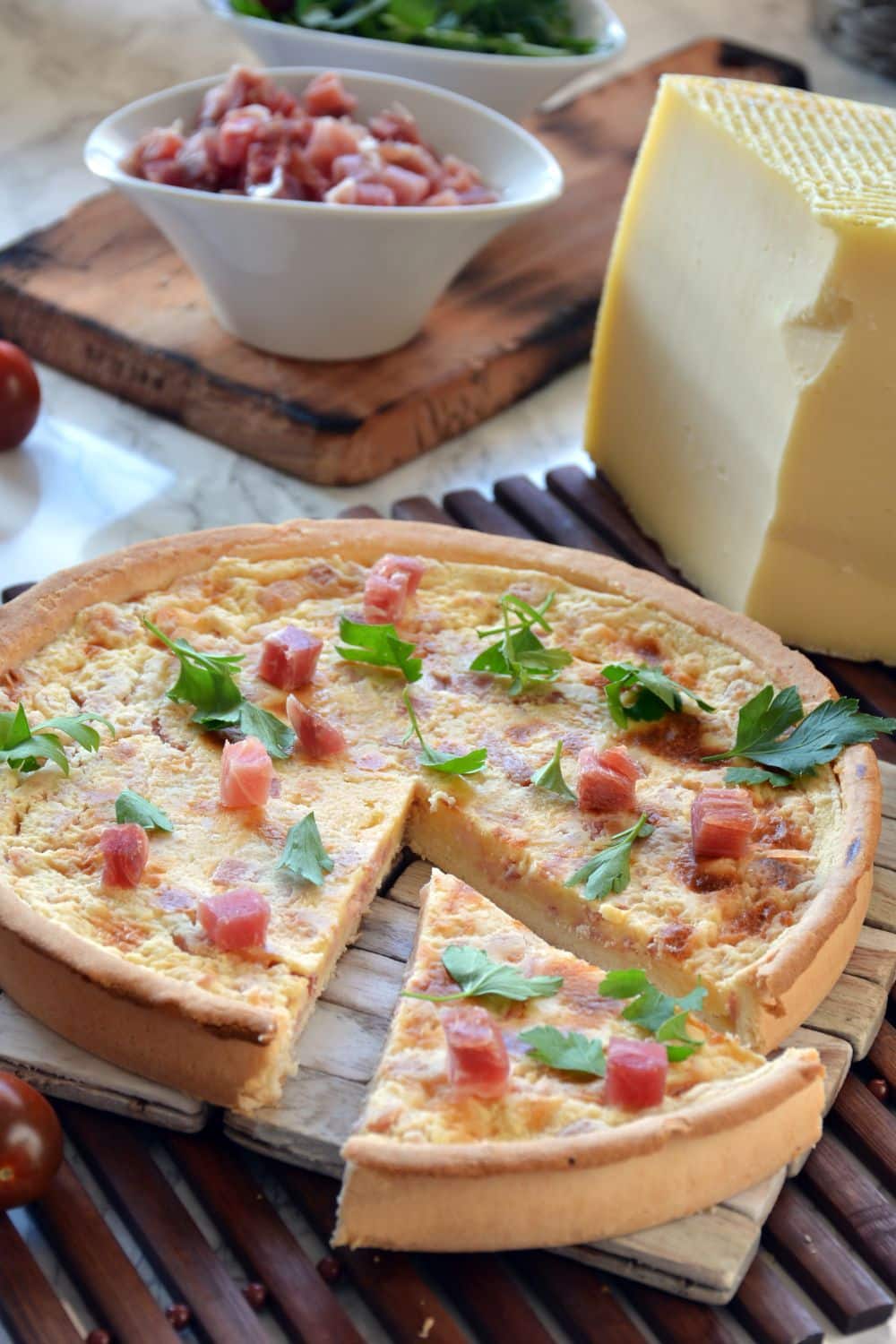 Ina Garten Ham And Cheese Quiche Delish Sides