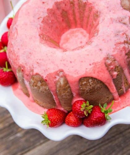 Strawberries And Cream Nothing Bundt Cake Recipe