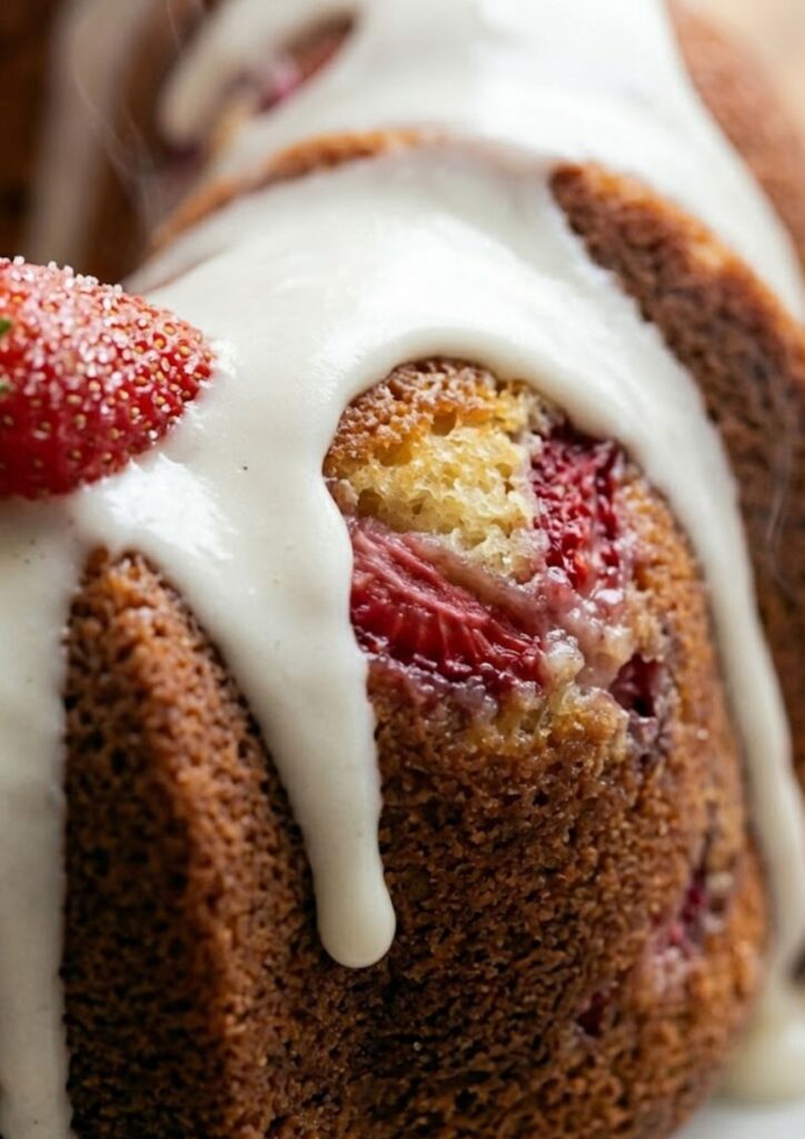 Strawberries And Cream Nothing Bundt Cake Recipe