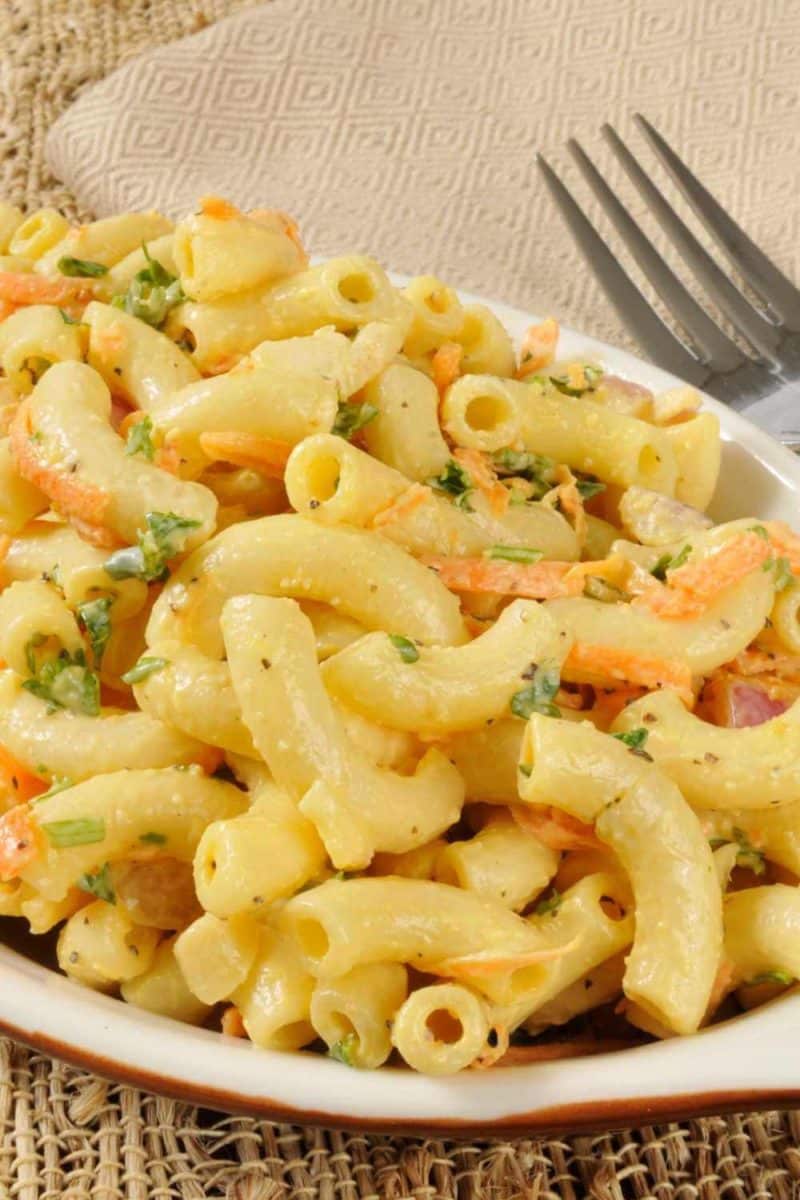 Ono Hawaiian Bbq Macaroni Salad Recipe Delish Sides 3068