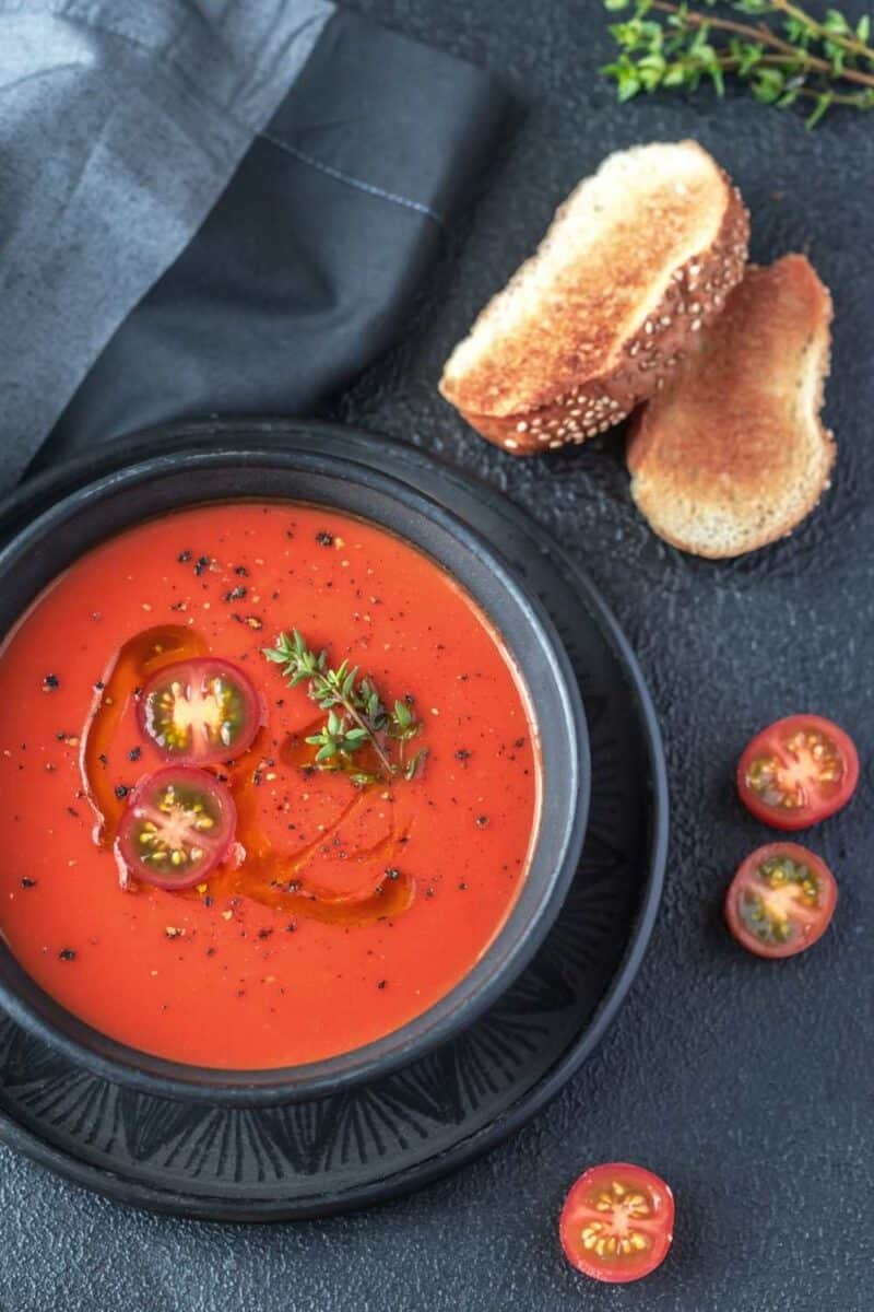Jamie Oliver Spicy Tomato Soup - Delish Sides