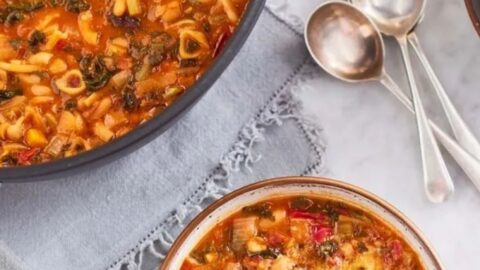 Jamie Oliver Minestrone Soup - Delish Sides