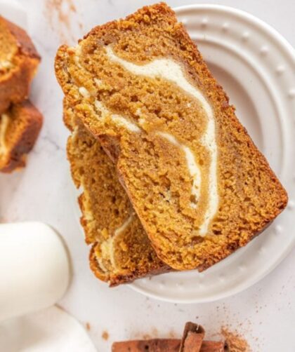 Joanna Gaines Pumpkin Cream Cheese Bread