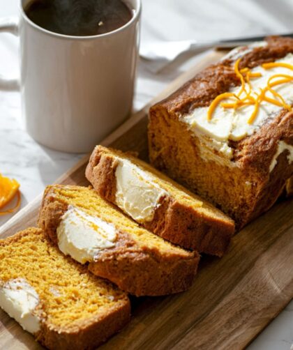 Joanna Gaines Pumpkin Cream Cheese Bread