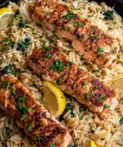 Joanna Gaines Salmon And Orzo Recipe