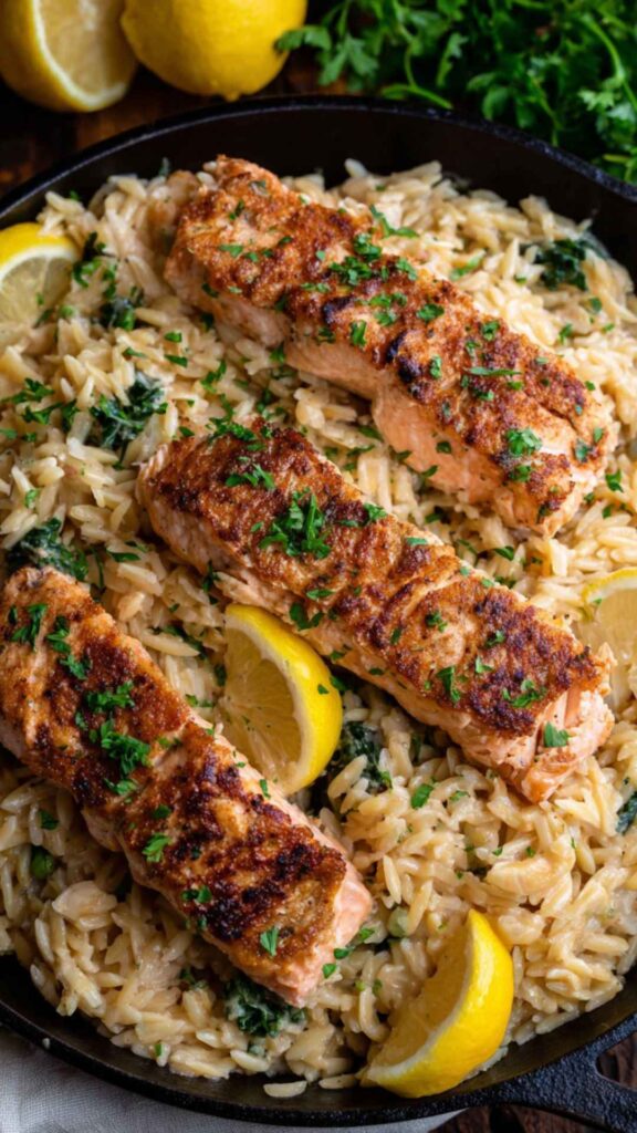 Joanna Gaines Salmon And Orzo Recipe