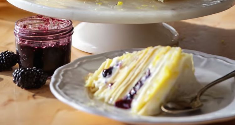 Pioneer Woman Blackberry Crepe Cake