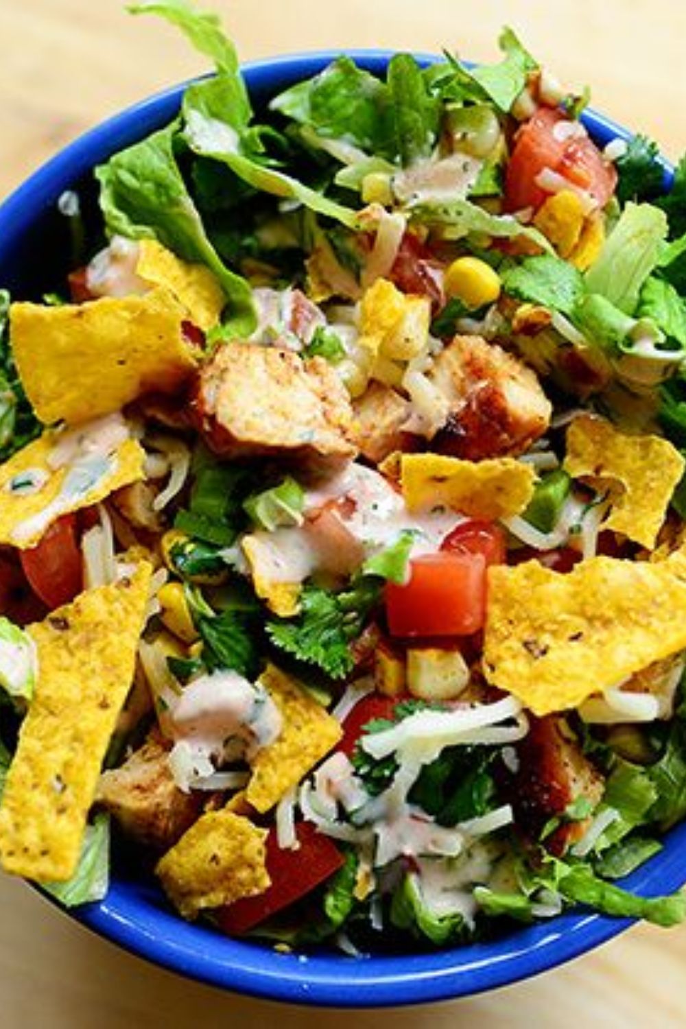 Pioneer Woman Chicken Taco Salad - Delish Sides