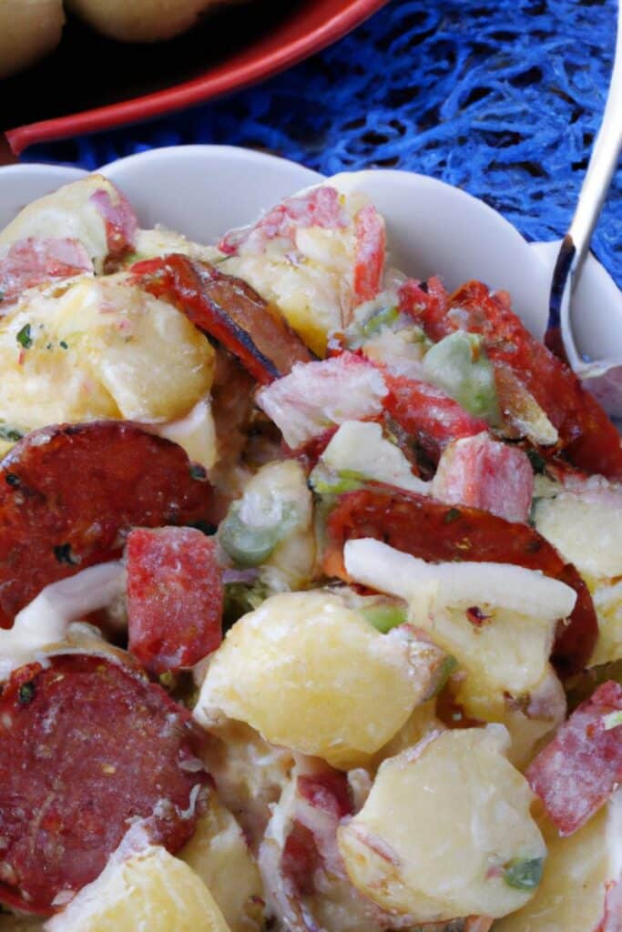 Pioneer Woman Pepperoni Potato Salad - Delish Sides