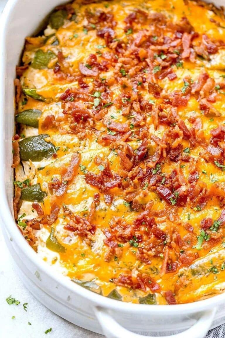 Pioneer Woman Jalapeno Popper Chicken Casserole - Delish Sides