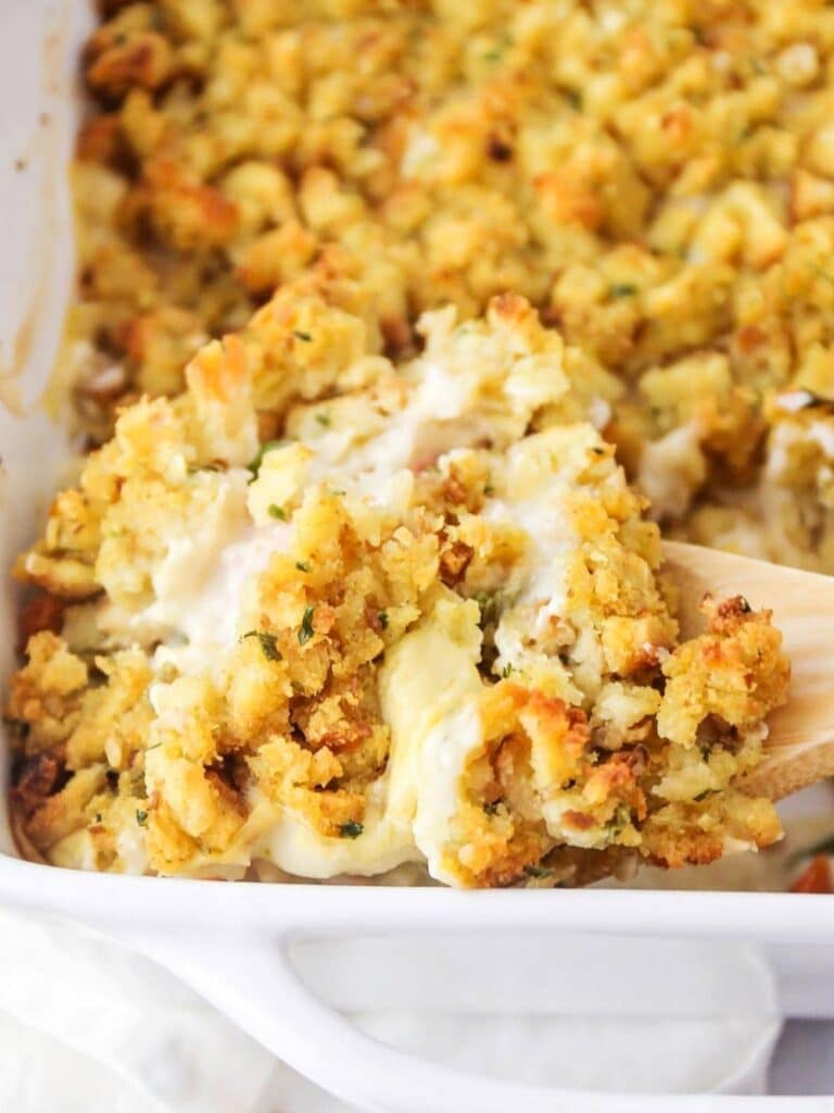 Pioneer Woman Chicken Stuffing Casserole - Delish Sides