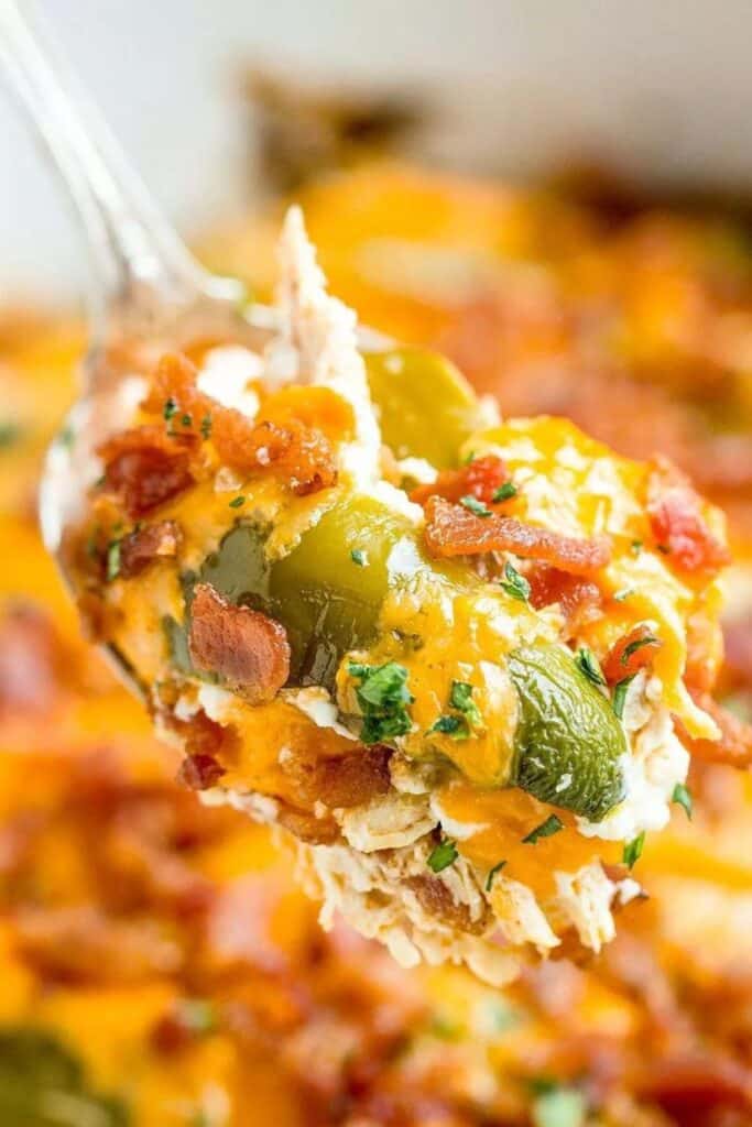 Pioneer Woman Jalapeno Popper Chicken Casserole - Delish Sides