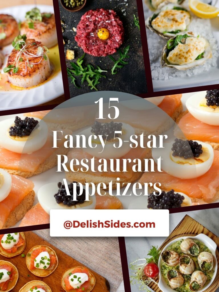 15 Fancy 5-star Restaurant Appetizers