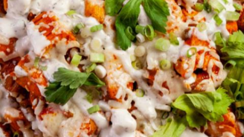 Pioneer Woman Buffalo Chicken Tater Tot Casserole