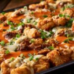 Pioneer Woman Buffalo Chicken Tater Tot Casserole