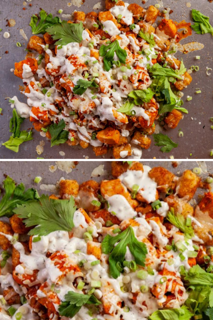 Pioneer Woman Buffalo Chicken Tater Tot Casserole