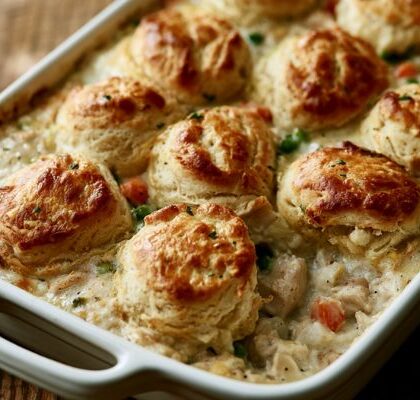 Pioneer Woman Chicken Biscuit Casserole