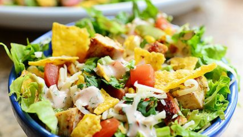 Pioneer Woman Chicken Taco Salad - Delish Sides