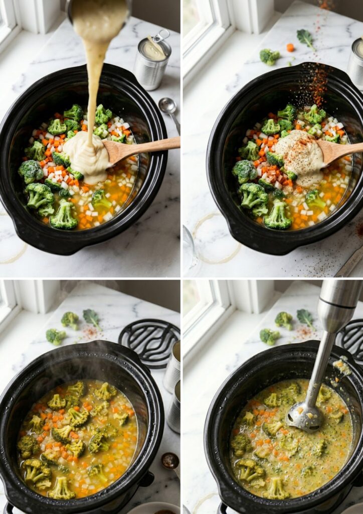 Pioneer Woman Slow Cooker Broccoli Cheese Soup 