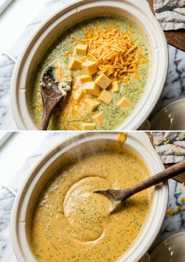 Pioneer Woman Slow Cooker Broccoli Cheese Soup 
