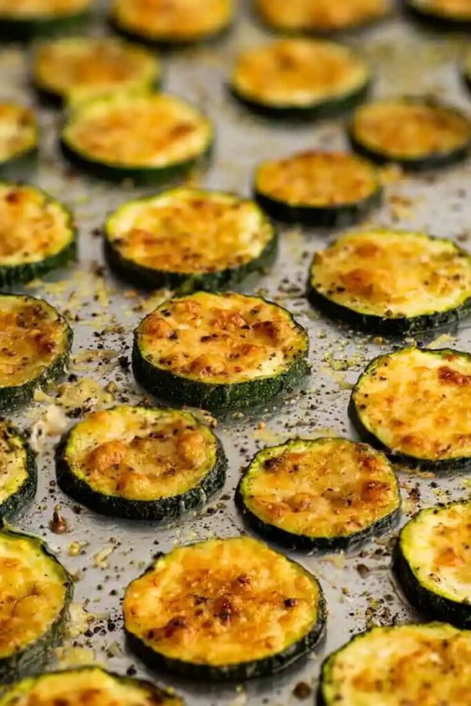 Baked Zucchini Slices At 375