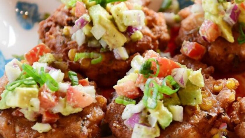 Pioneer Woman Corn Cakes and Avocado Salsa