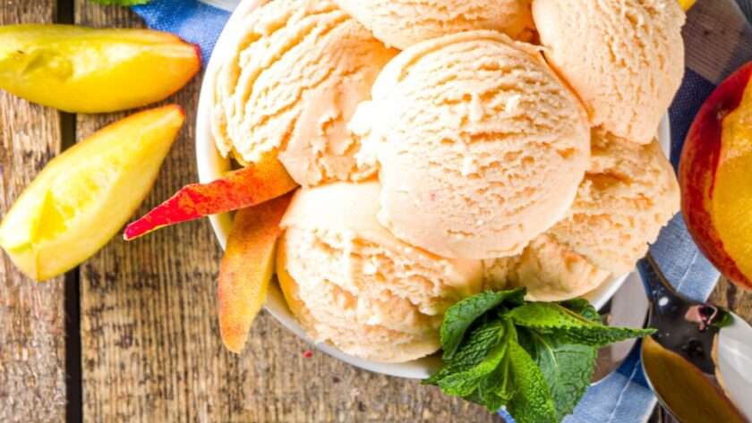 Pioneer Woman Peach Ice Cream