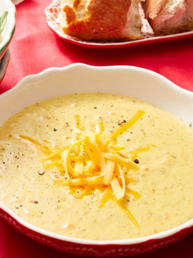 Pioneer Woman Slow Cooker Broccoli Cheese Soup Delish Sides