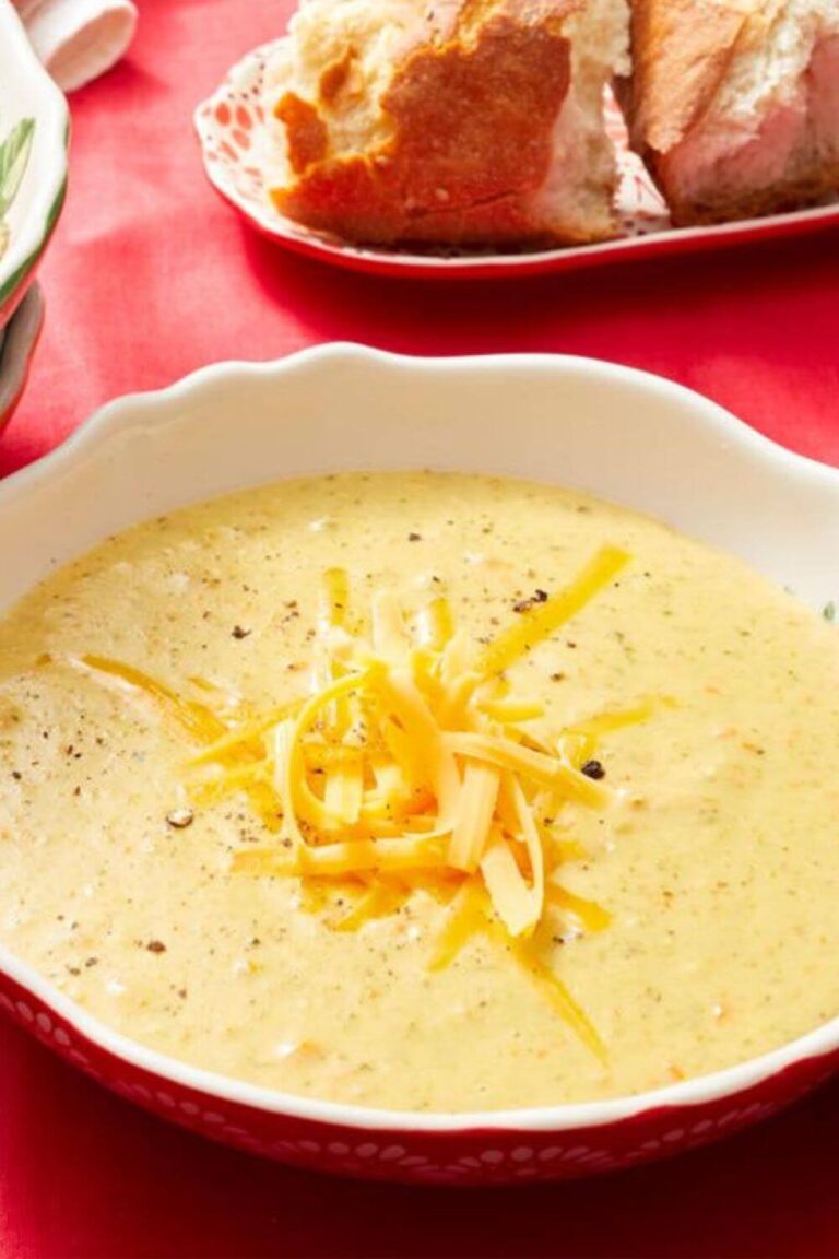 Pioneer Woman Slow Cooker Broccoli Cheese Soup Delish Sides