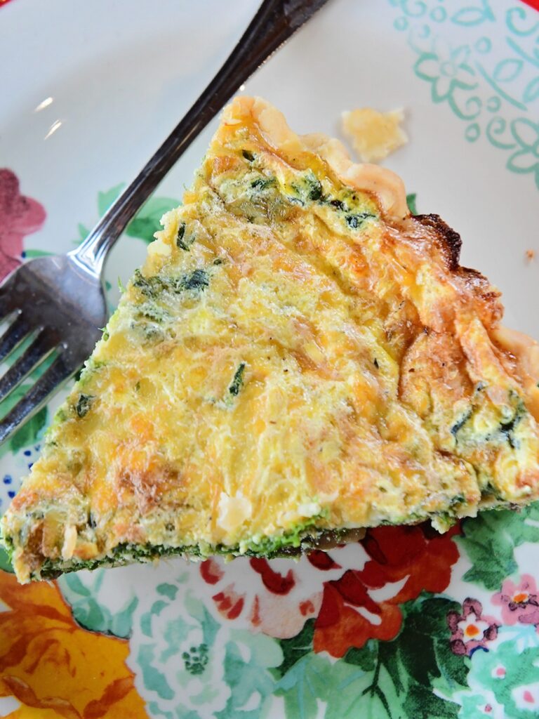 Pioneer Woman Spinach Mushroom Quiche