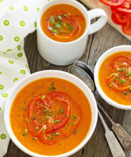 Roasted Red Pepper Soup Ina Garten