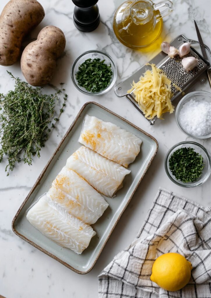 Gordon Ramsay Potato Crusted Fish