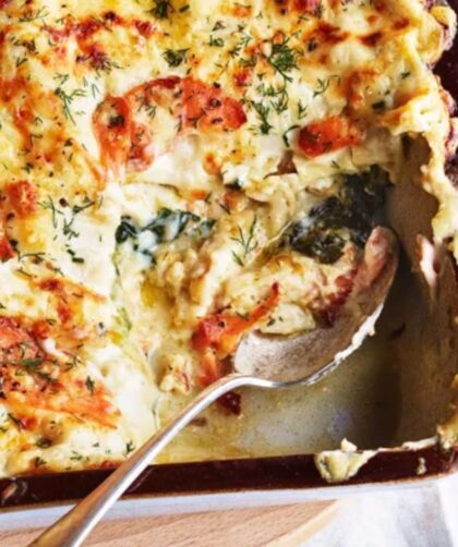 Jamie Oliver Salmon And Spinach Lasagne