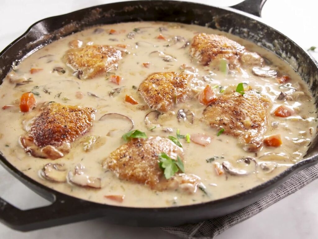 Jamie Oliver Chicken Fricassee