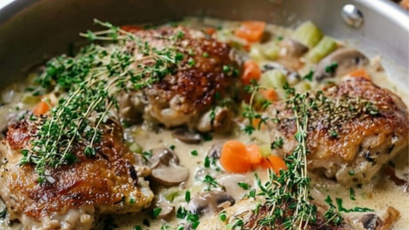 Jamie Oliver Chicken Fricassee