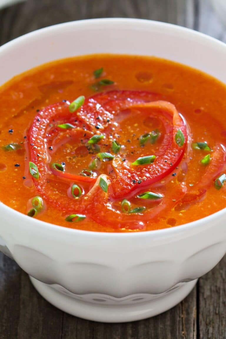 Roasted Red Pepper Soup Ina Garten Delish Sides