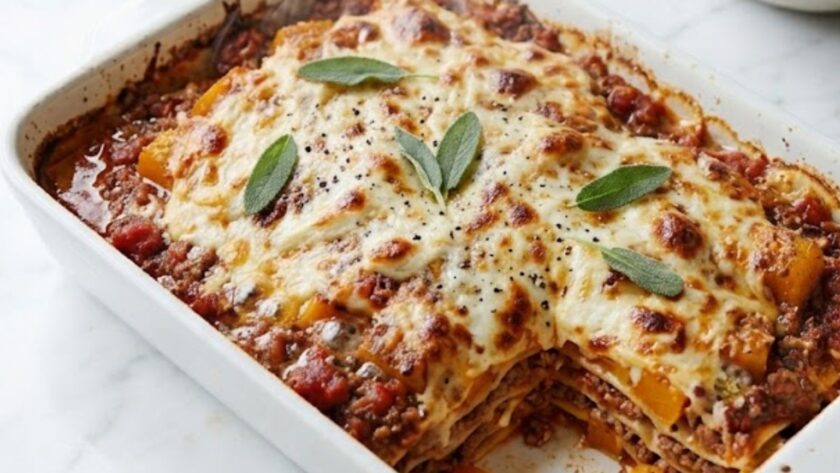 Jamie Oliver Butternut Squash Lasagne