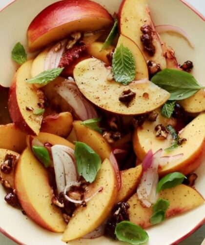 Barefoot Contessa Peach Salad