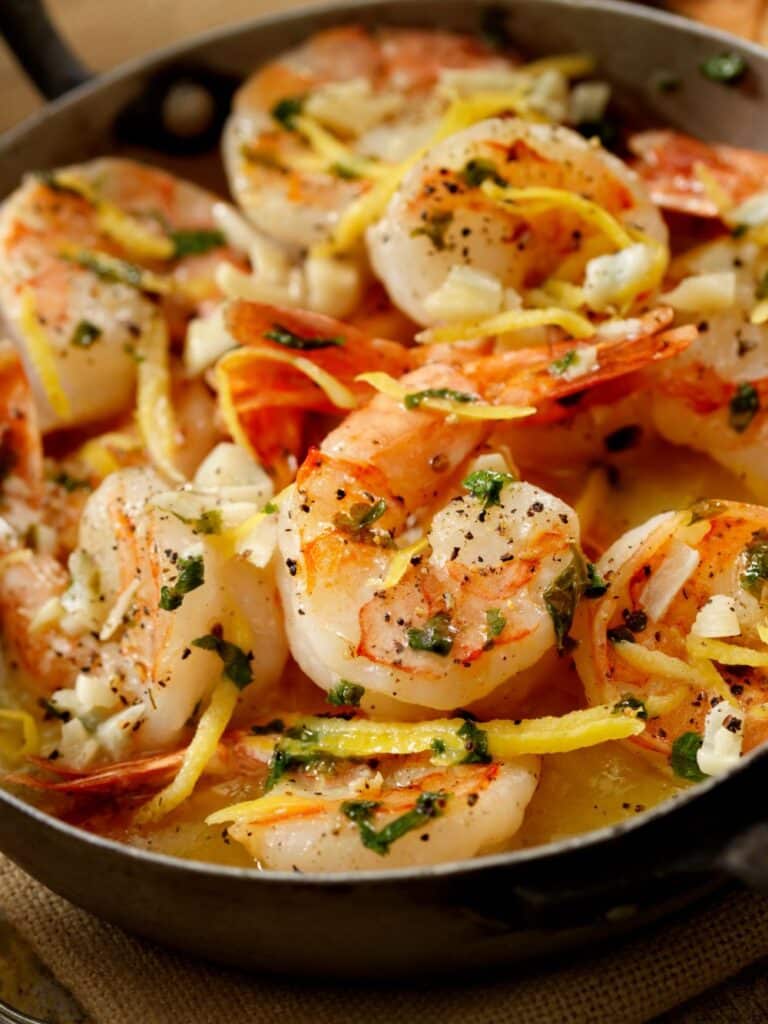 Gordon Ramsay Shrimp Scampi