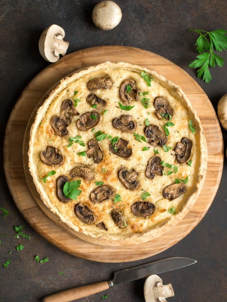 Mary Berry Mushroom Quiche