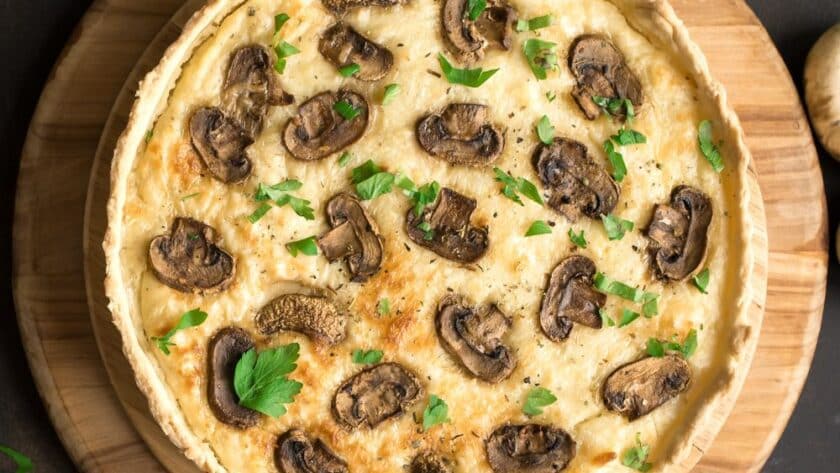 Mary Berry Mushroom Quiche