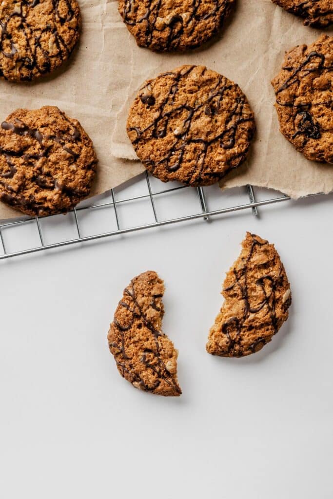 accidentally baked cookies on wax paper