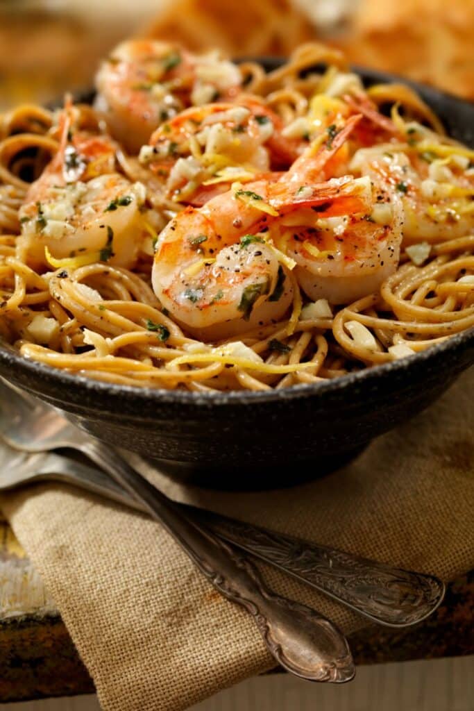 Gordon Ramsay Shrimp Scampi