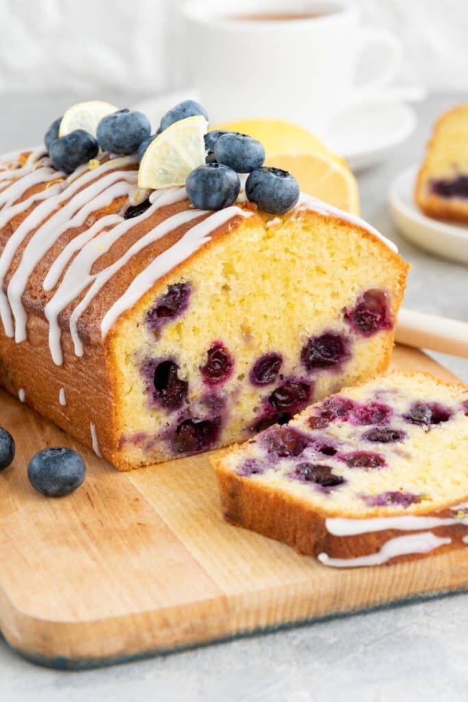 Ina Garten Lemon Blueberry Pound Cake - Delish Sides