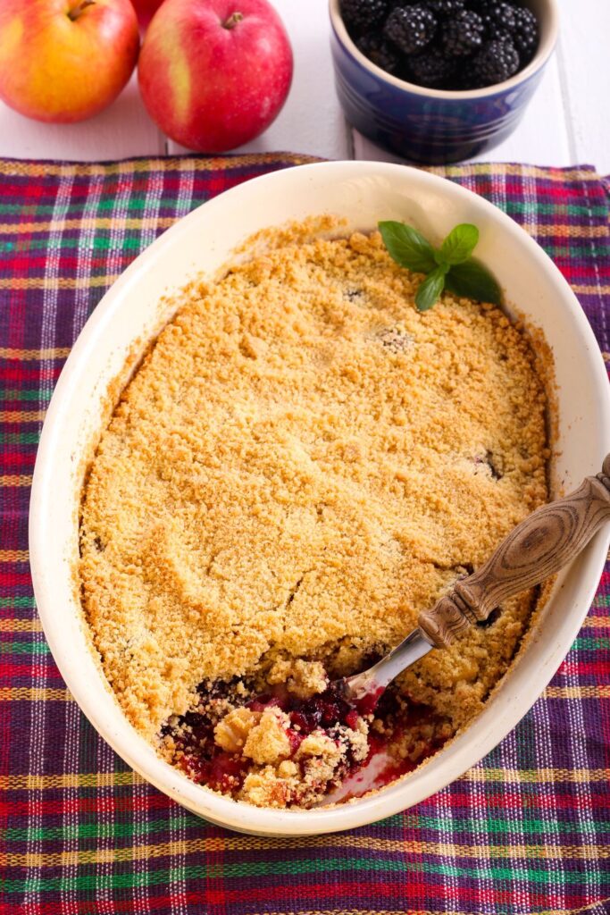 Mary Berry Apple And Blackberry Crumble