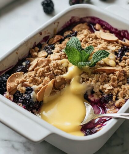Mary Berry Apple And Blackberry Crumble