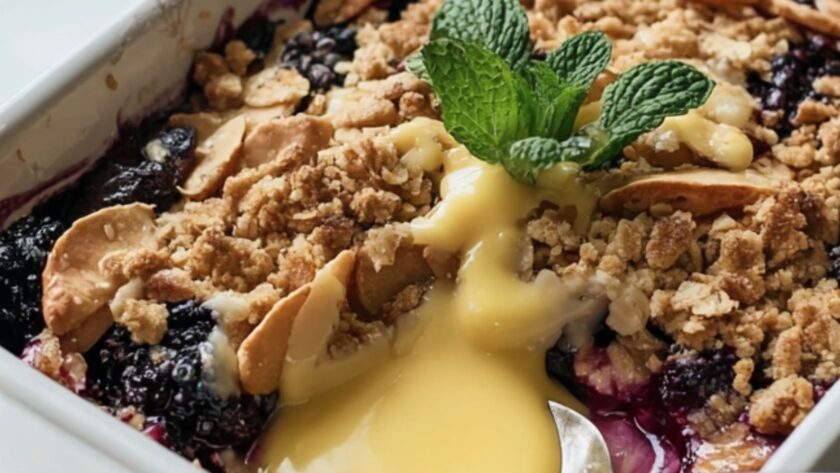 Mary Berry Apple And Blackberry Crumble
