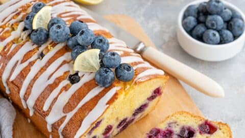 Ina Garten Lemon Blueberry Pound Cake - Delish Sides