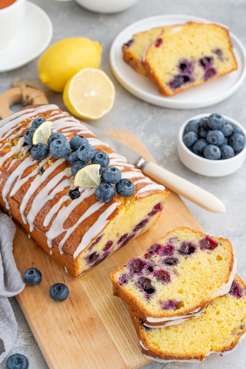 Ina Garten Lemon Blueberry Pound Cake - Delish Sides