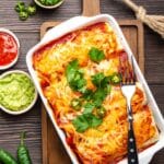 Chicken Thighs Enchiladas